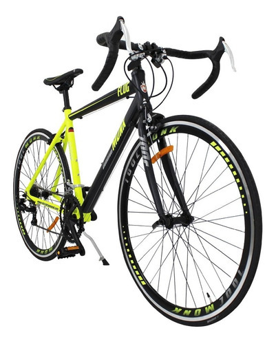 Bicicleta De Ruta Monk Flug Rodada 700 Color Amarillo