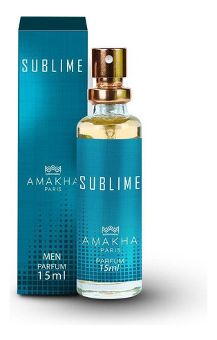 Perfume Sublime Amakha Paris 15ml Excelente P/bolso Men