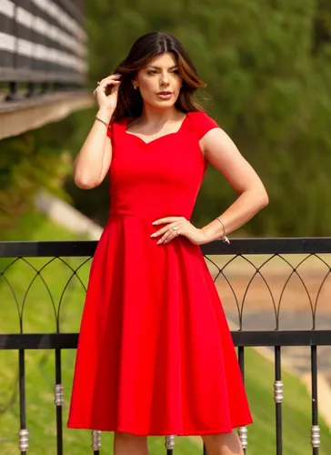 Modelo de store vestido evangélico