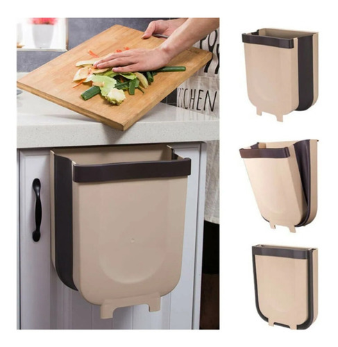 Basurero Ergonomico Plegable Papelera Cocina