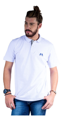 Camisa Polo Masculina Hipica Club Elastano Classic