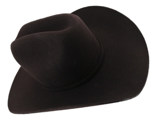 Imagen 3 de 4 de Sombrero Texana 4 X Marca Stetson Chocolate Lana Pelo Búfalo