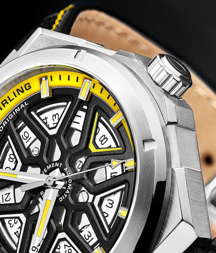 Stuhrling Reloj Automático Suizo Original Para Hombre Reloj