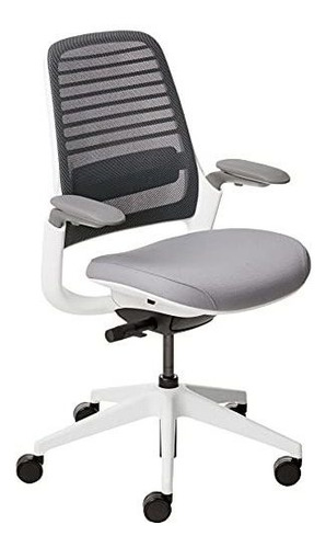 Imagen 3 de 7 de Steelcase Serie 1 Silla De Oficina, Ruedas De Alfombra, Gri