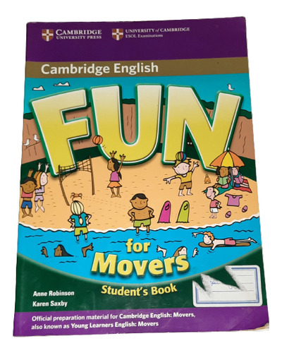 Libro  Fun For Movers  Student's Book Cambridge(2°edition)