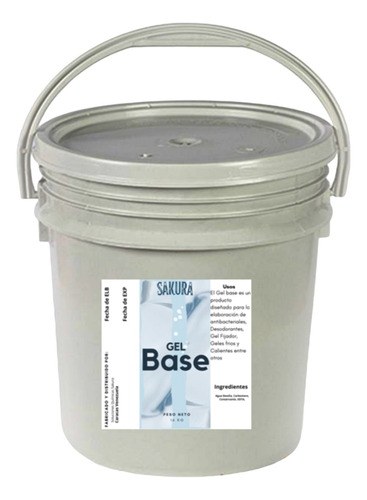 Gel Base Neutro 16kg (cuñete)