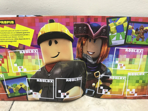 Roblox 1 Album 50 Sobres De Figuritas Mercado Libre - figuritas roblox completá tu álbum