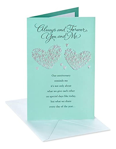 Tarjeta De Aniversario Romántica De American Greetings (el M