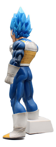 Figura Dragon Ball Z Vegeta Super Saiyan Azul Gigante 28cm