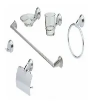 Comprar Juego De Accesorios P\u002Fbaño 6pzas Acabado De Primera Cromado