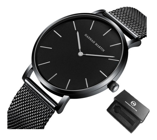 Reloj Simple Ultrafino De Acero Inoxidable Hannah Martin