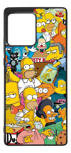 Funda Protector Case Para Moto Edge 30 Ultra Los Simpsons