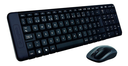 Imagen 1 de 4 de Kit Teclado Y Mouse Inalambrico Logitech Mk220 Español
