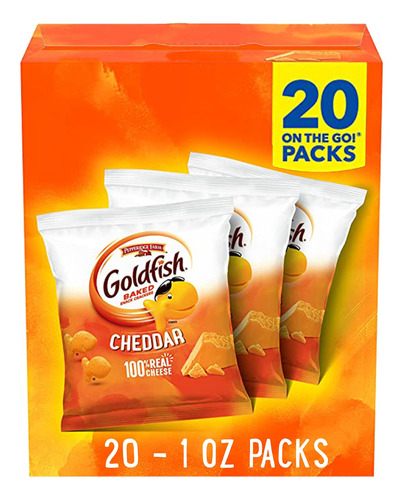 Pepperidge Farm Goldfish Cheddar Crackers, Paquetes De Bocad