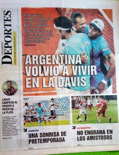 Lanús Campeón Supercopa Argentina 2017. Diario El Día 