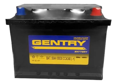 Bateria 55ah Gentry Derecho 55530 Cc340 (- +) - Gentry