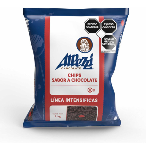 Paquete 5 Kg Chispa Chocolate Semiamargo Alpezzi 