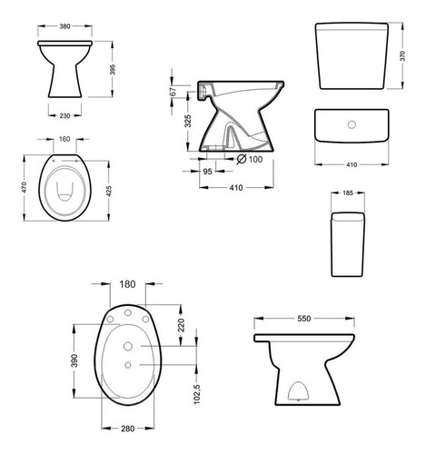 Imagen 7 de 10 de Combo Baño Mueble Grifería Sanitario Accesorios Espejo