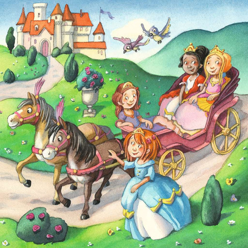Ravensburger Rompecabezas: Jovenes Princesitas 49 Piezas