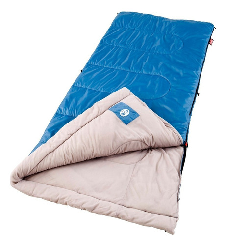 Sleeping Bag Bolsa Saco De Dormir 15°c Coleman Temperaturas Color Azul Ubicación del cierre Izquierdo