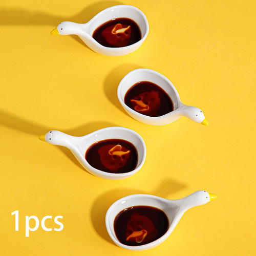 Plato De De Cisne De Dibujos Animados, Platos De Aperitivo