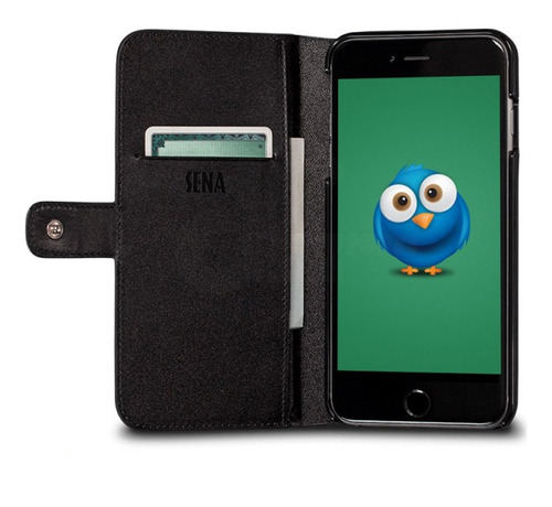 Estuche Cuero Legítimo iPhone 6 Y 6s Antorini Black Dimm