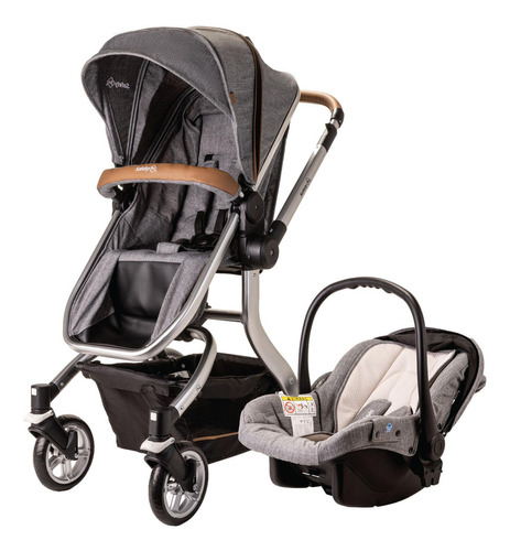 Carriola Sistema De Viaje Safety 1st Legacy Gris Color 283165 Color del chasis Plateado