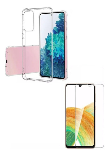 Protector Case Reforzado + Vidrio Parasamsung Galaxy A33 5g