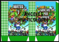 Comprar Bolsita Golosinera Para Imprimir Plantas Vs Zombies