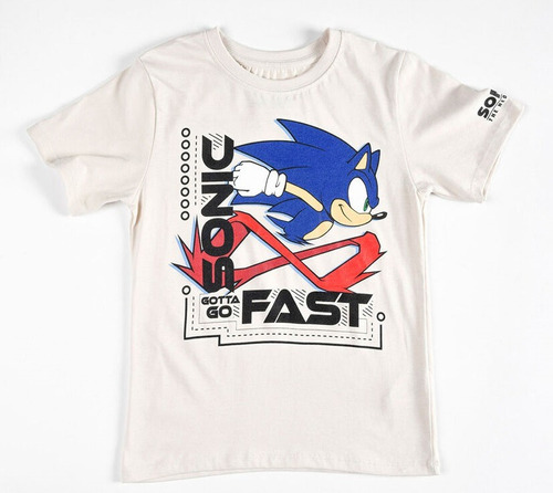 Polera Sonic, Tallas 4 Y 6