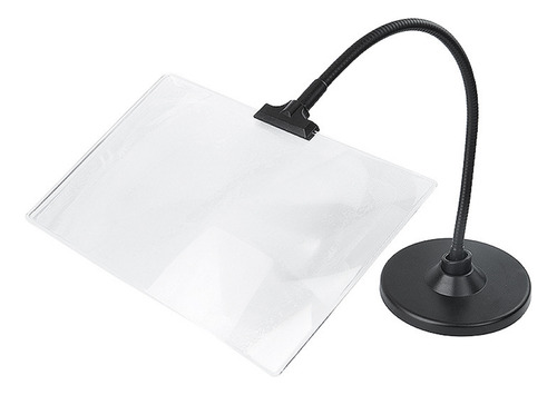 Lupa 4x Con Soporte, Libro Completo Flexible Con Cuello De C