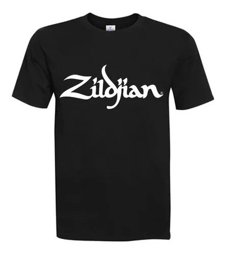 Polera En B&n Zildjian Para Hombre 100% Algodón Ll