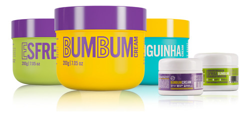 Kit Bumbum Cream - Creme Corporal 200g + Esfrega Bumbum- Esf