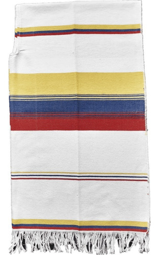 Imagen 4 de 4 de Poncho Artesanal Bandera Sensación