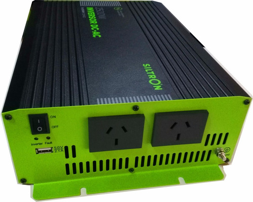 Imagen 1 de 6 de Conversor Inversor Siltron 2500w 24v A 220v Usb O Modificada