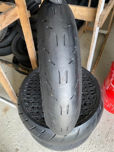 Pneu 120/70/17 Michelin Power Cup Usado Hornet Bandit Comet (Usado)