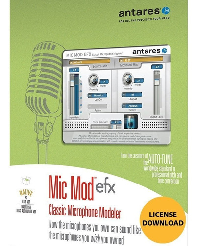 Antares Mic Mod Plug-in Oferta Software Msi