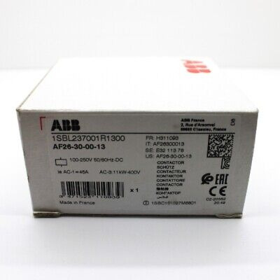 Abb 26a 100-250vdc 3-pole Non-reversing Contactor Af26-3 Eeg