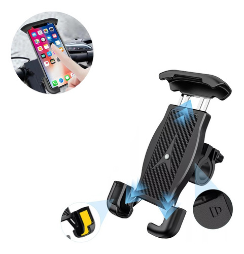 Base Soporte Porta Celular Para Bicicletas Moto De 360°