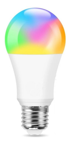 Lampara Focos 9 Watts Wifi Smart Colores App Programable Rgb