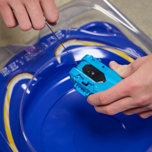 Cuerda Beyblade X Cobalt Dragoon 2-60c Deluxe Que Gira A La