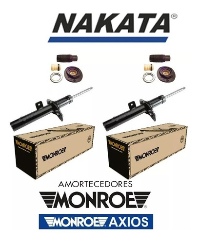 Par Amortecedor Dianteiro Monroe Kit Completo Nakata 206/207