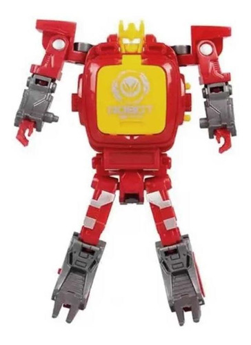 Robot Watch Pop Toys Relogio E Robo 2 Em 1 Multikids Cor Vermelho