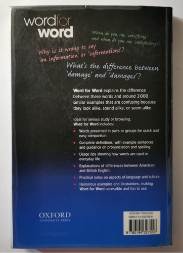 Word For Word (Usado)