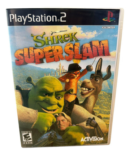 Sherek Super Slam Play 2 Com Capa E Poster Ps2