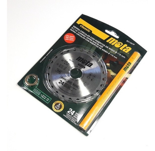Imagen 1 de 4 de Sierra Circular Mota 115 Mm (4 1/2 ) 24 Dtes Widia - Acindar