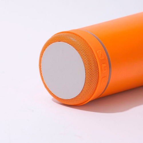 Copo Térmico Premium C/ Caixa De Som Bluetooth Altomex Top Cor Branco Liso