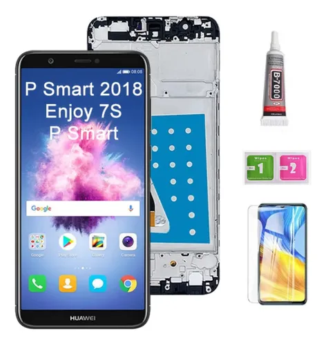 Pantalla Lcd+marco For P Smart 2018 Fig-lx1/la1/lx2