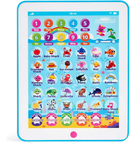 Wowwee Pinkfong Baby Shark Tablet - Juguete Educativo Preesc