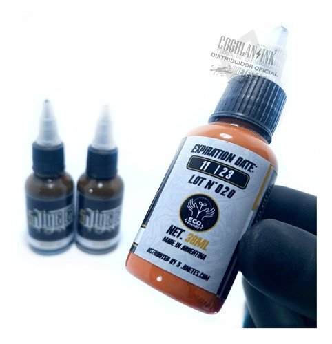 Imagen 3 de 4 de Tinta Tattoo 5 Jinetes Ink Set Arena X1 (38ml) Tatuar